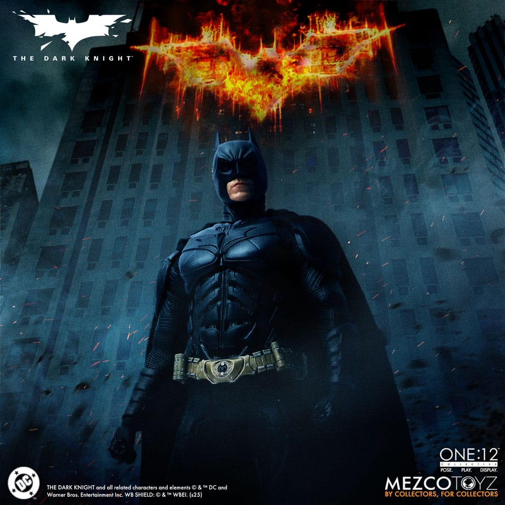 The Dark Knight : Le Chevalier noir figurine 1/12 Batman 17 cm - Toys Legacy Collection
