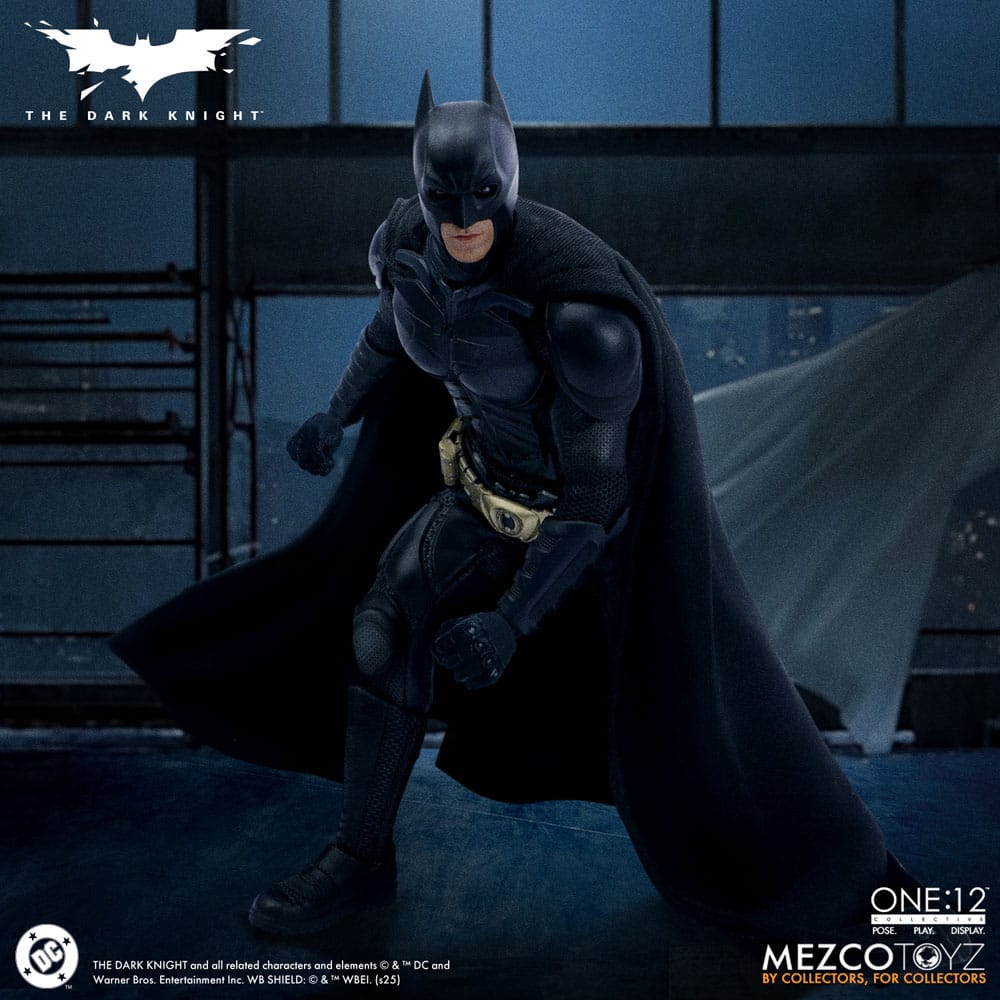 The Dark Knight : Le Chevalier noir figurine 1/12 Batman 17 cm - Toys Legacy Collection