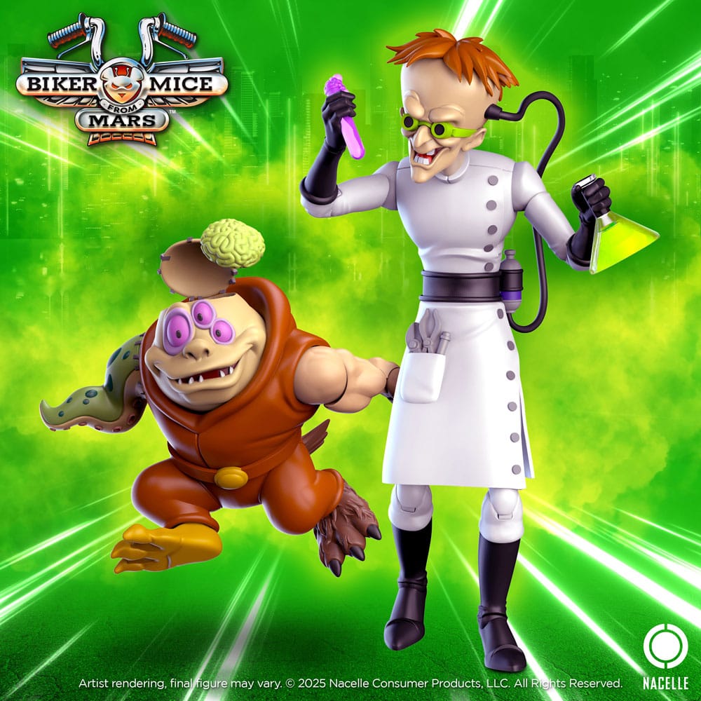 Les Motards de l'espace figurine Karbunkle & Fred The Mutant 23 cm - Toys Legacy Collection