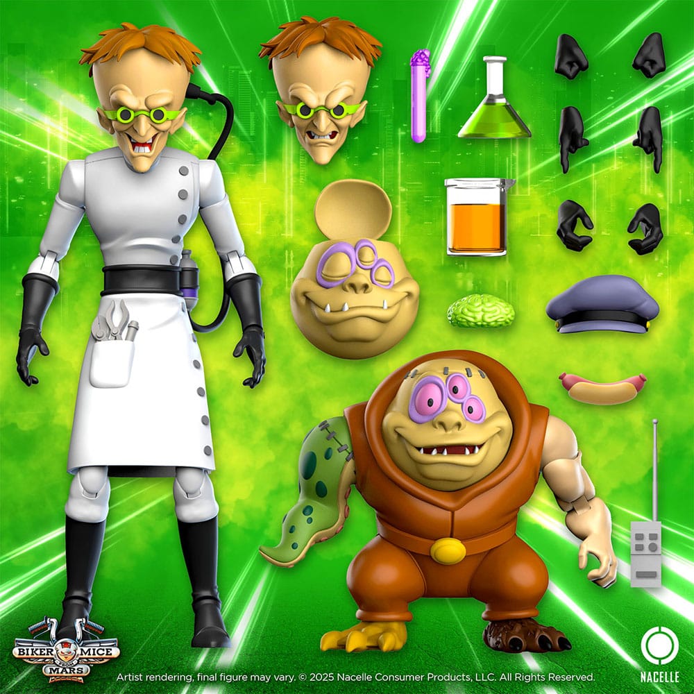 Les Motards de l'espace figurine Karbunkle & Fred The Mutant 23 cm - Toys Legacy Collection