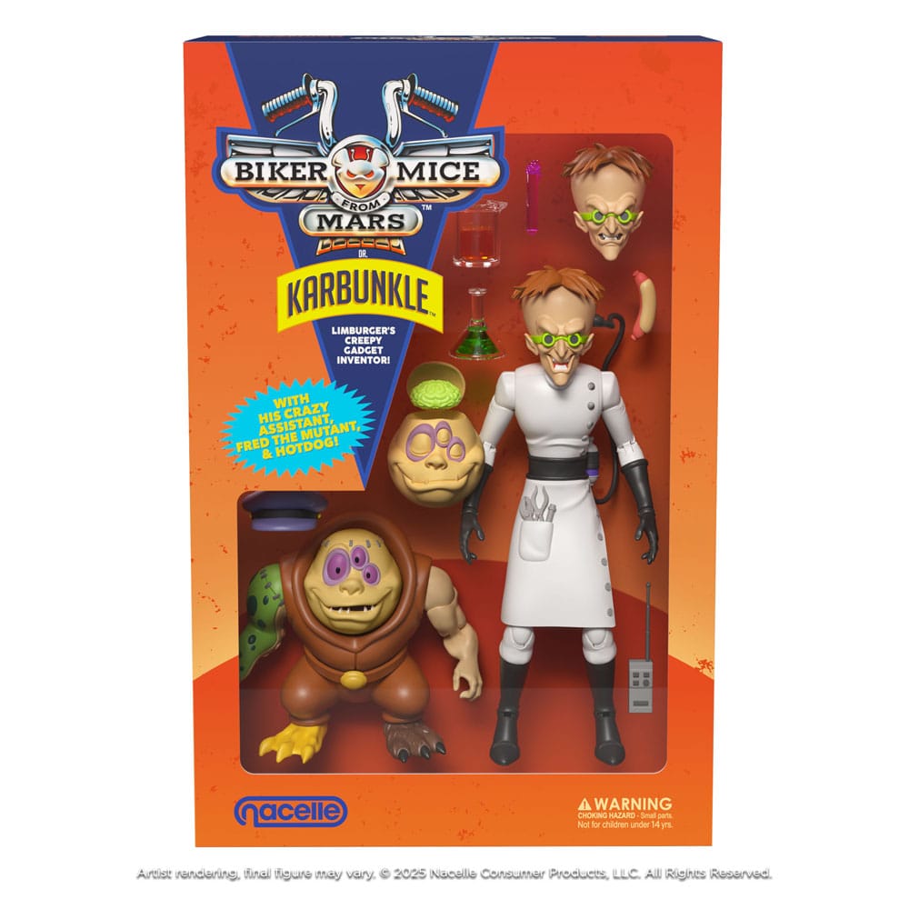 Les Motards de l'espace figurine Karbunkle & Fred The Mutant 23 cm - Toys Legacy Collection