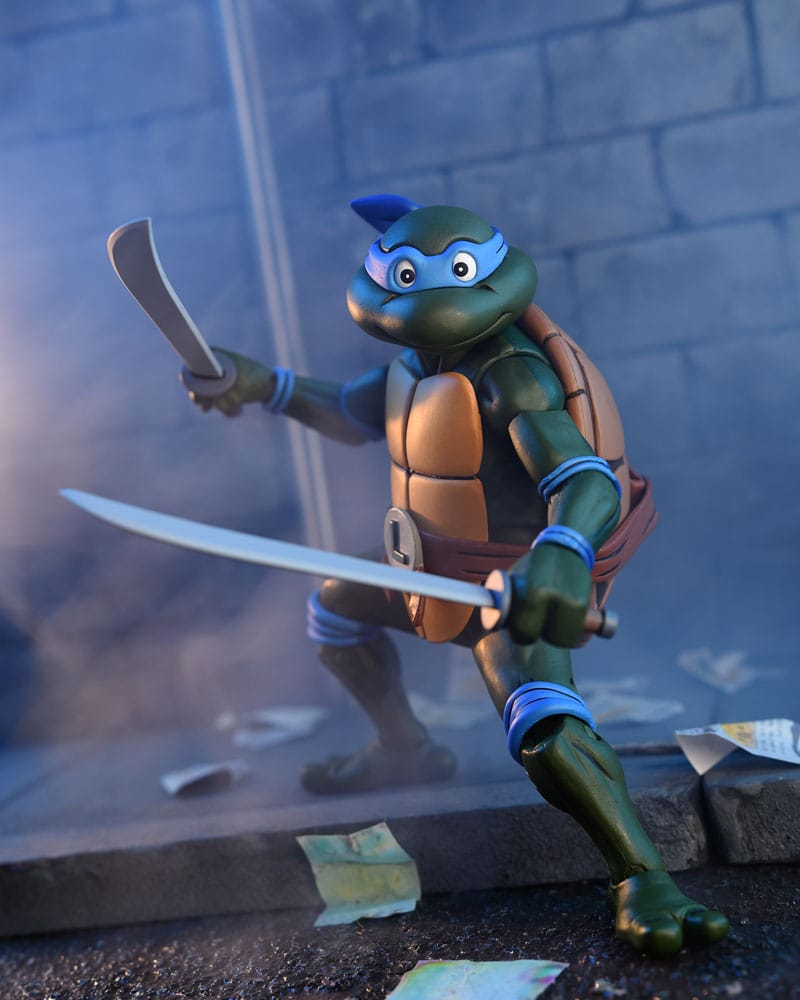 Tortues Ninja (Cartoon) figurine Ultimate Leonardo VHS 18 cm - Toys Legacy Collection