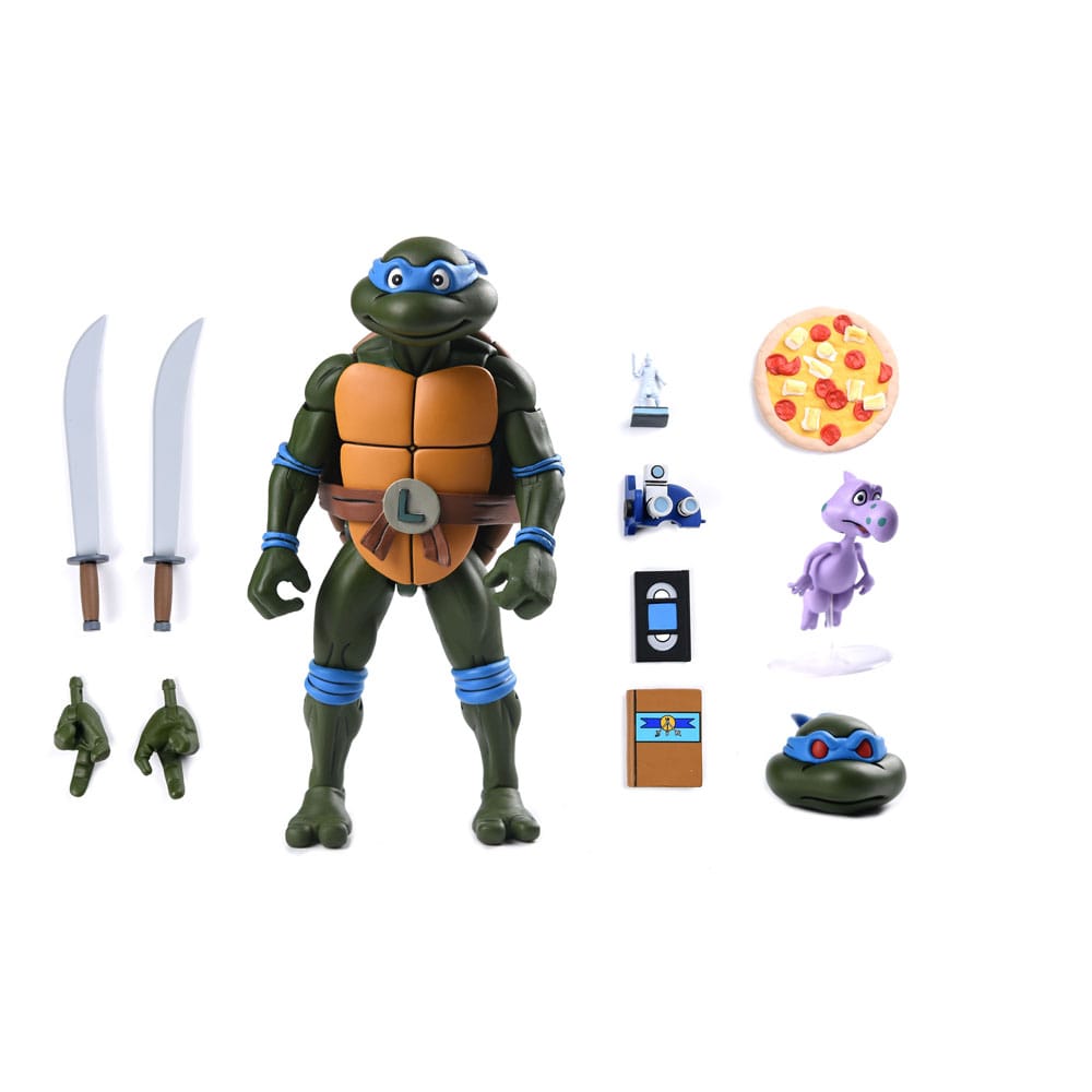 Tortues Ninja (Cartoon) figurine Ultimate Leonardo VHS 18 cm - Toys Legacy Collection