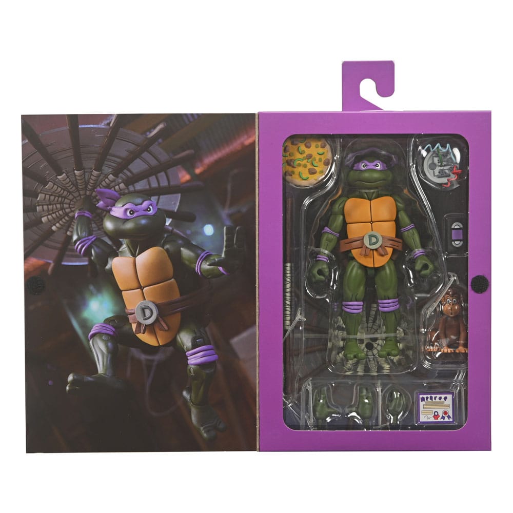 Tortues Ninja (Cartoon) figurine Ultimate Donatello VHS 18 cm