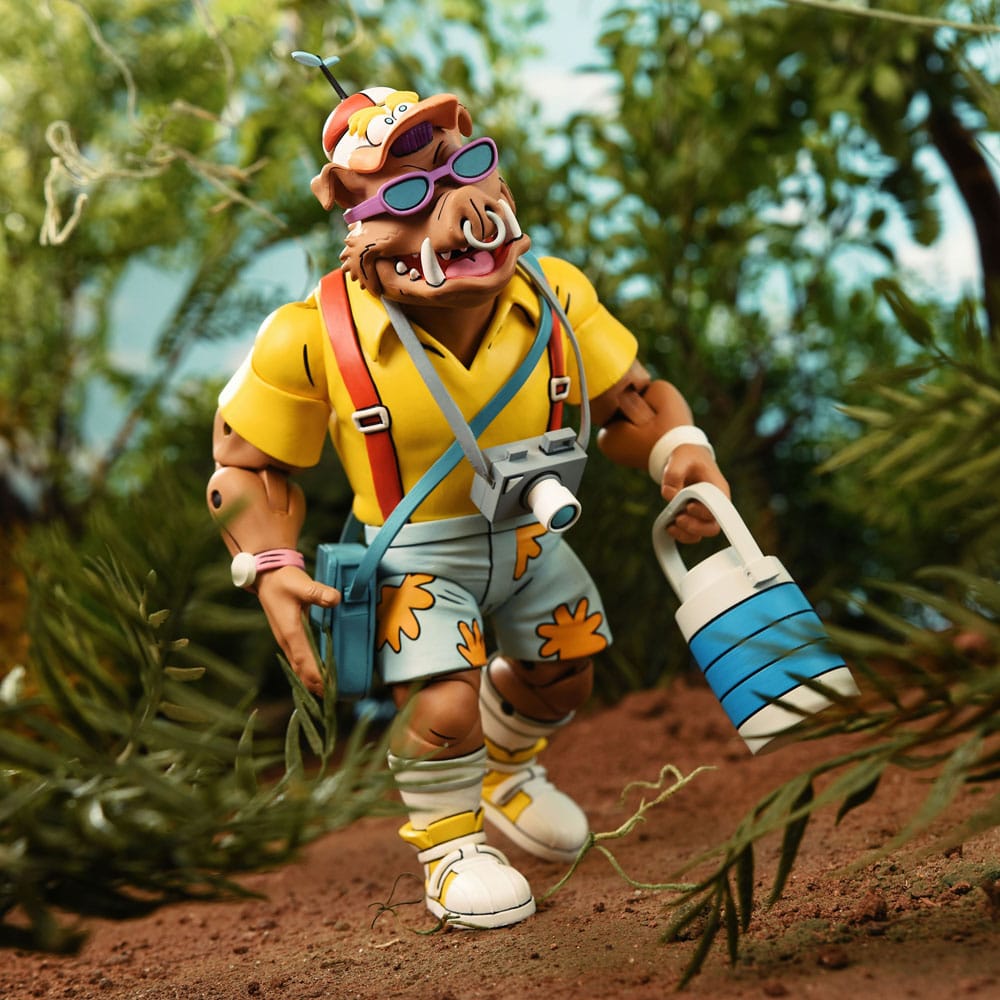 Tortues Ninja (Cartoon 1980) pack 2 figurines Vacation Bebop and Rocksteady 18 cm - Toys Legacy Collection