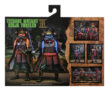 Tortues Ninja 3 2-Pack figurines Leonardo & Michelangelo 18 cm - Toys Legacy Collection