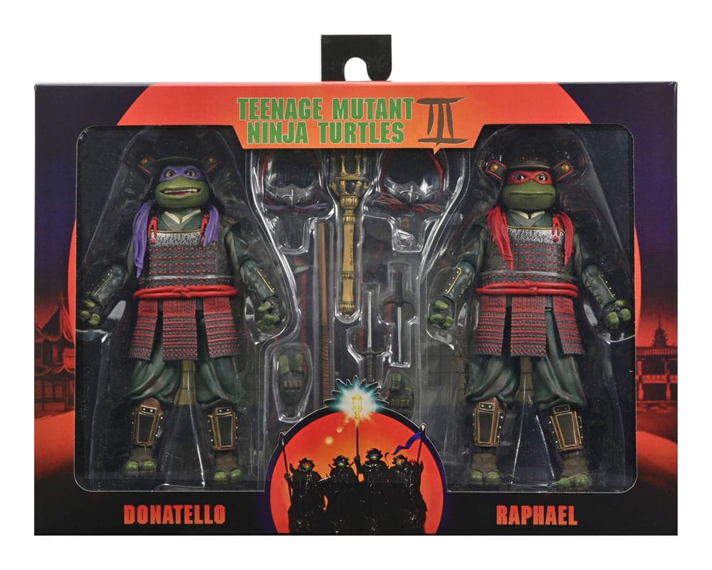 Tortues Ninja 3 2-Pack figurines Donatello & Raphael 18 cm - Toys Legacy Collection