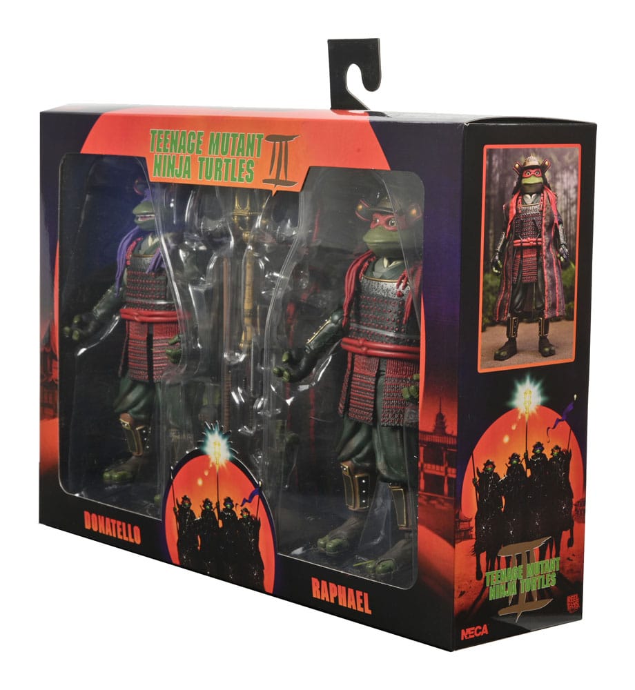Tortues Ninja 3 2-Pack figurines Donatello & Raphael 18 cm - Toys Legacy Collection