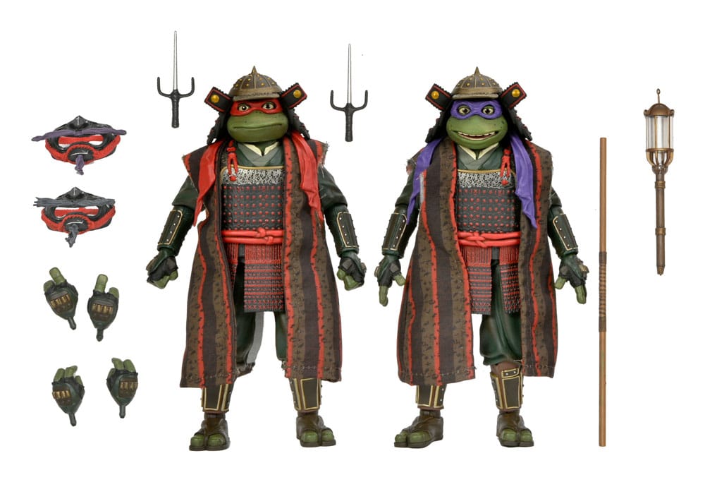 Tortues Ninja 3 2-Pack figurines Donatello & Raphael 18 cm - Toys Legacy Collection