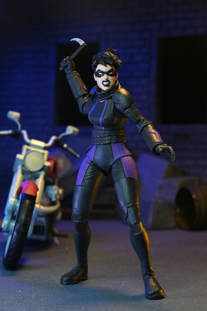 Tortues Ninja (The Last Ronin The Lost Years) figurine Casey Marie with Last Ronin Motorcycle 18 cm - Toys Legacy Collection