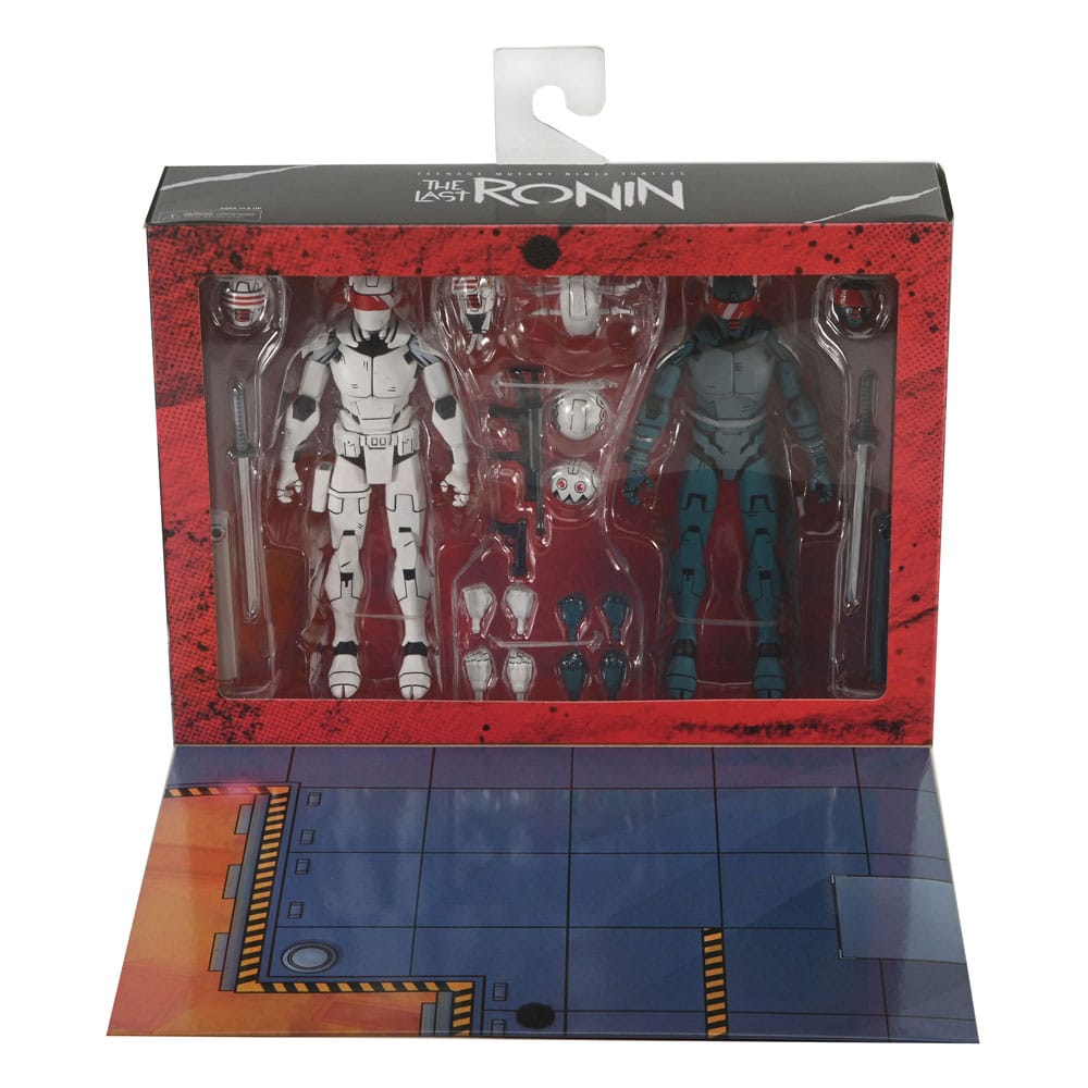 Tortues Ninja (The Last Ronin) pack 2 figurines Synja Robots 18 cm