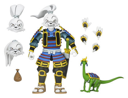 Figurine NECA TMNT x Usagi Yojimbo Ultimate Usagi Yojimbo, édition comic, 18 cm, personnage détaillé en figurine de collection.