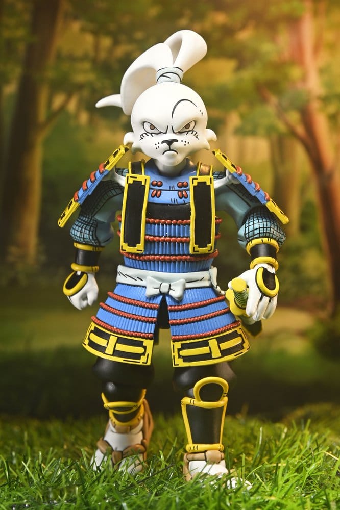 Figurine NECA TMNT x Usagi Yojimbo Ultimate Usagi Yojimbo version comic, 18 cm, personnage détaillé de manga et animation.