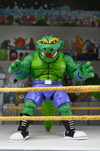 Tortues Ninja (Archie Comics) figurine Stump Wrestling Leatherhead 18 cm - Toys Legacy Collection