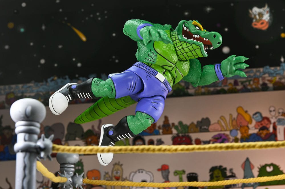 Tortues Ninja (Archie Comics) figurine Stump Wrestling Leatherhead 18 cm - Toys Legacy Collection