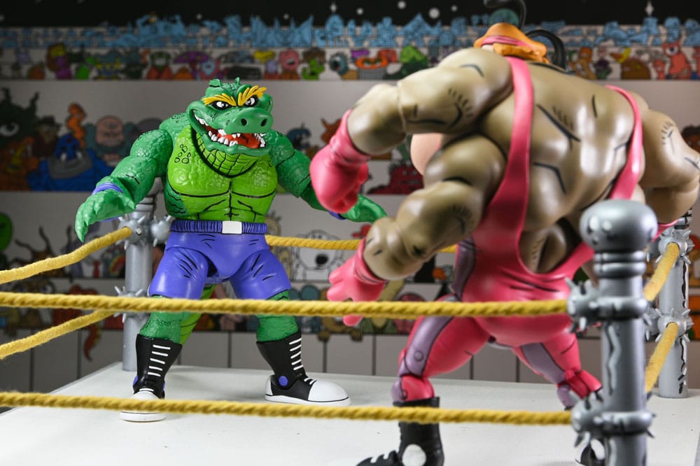 Tortues Ninja (Archie Comics) figurine Stump Wrestling Leatherhead 18 cm - Toys Legacy Collection