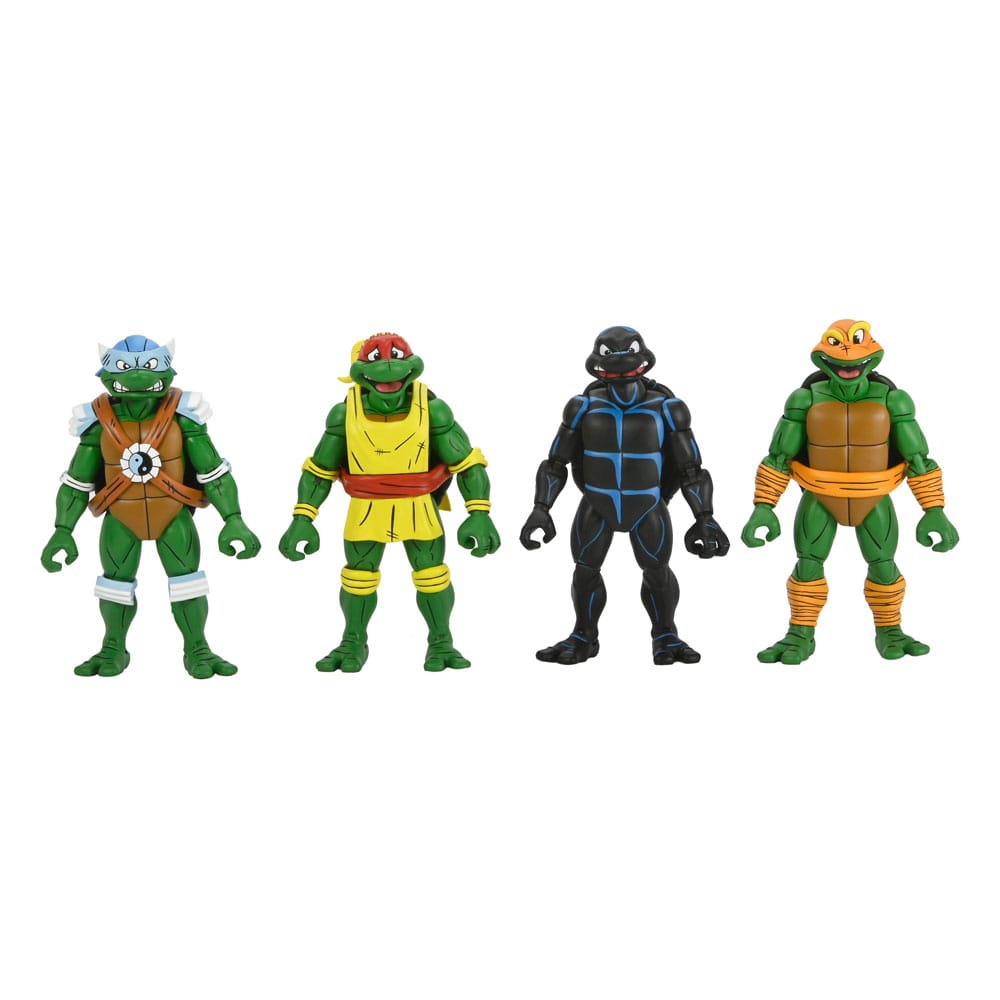 Tortues Ninja (Archie Comics) figurines Pack de 4 Stump Wrestling Turtles 18 cm - Toys Legacy Collection