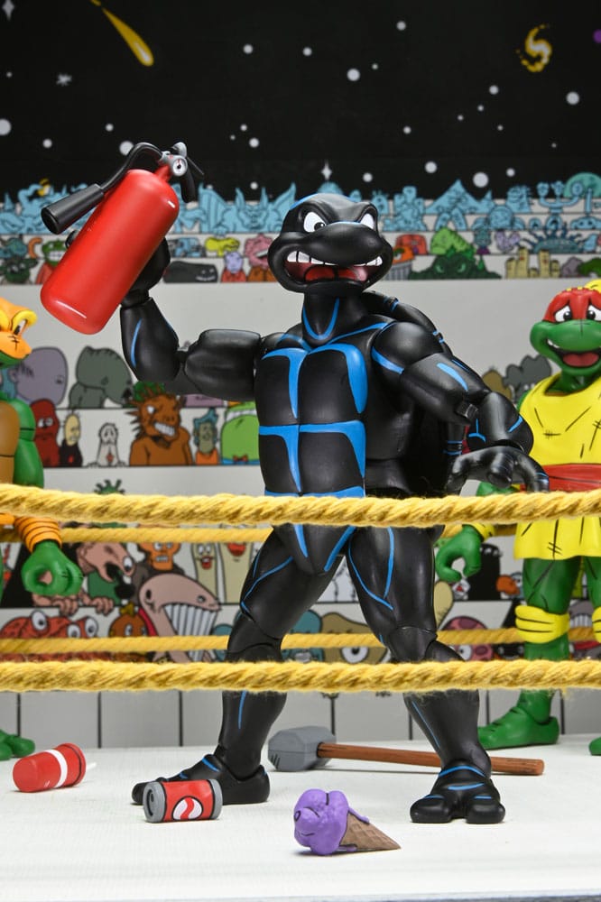 Tortues Ninja (Archie Comics) figurines Pack de 4 Stump Wrestling Turtles 18 cm - Toys Legacy Collection