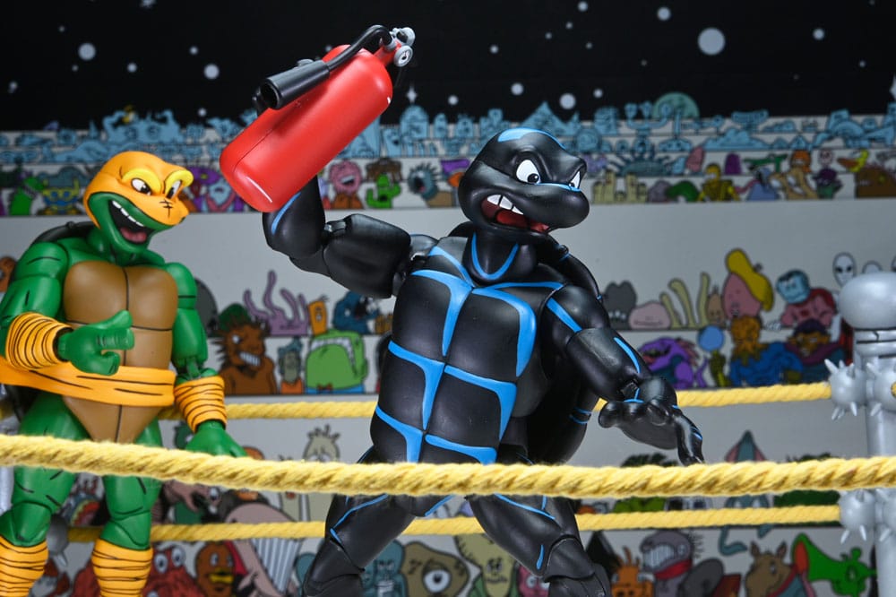 Tortues Ninja (Archie Comics) figurines Pack de 4 Stump Wrestling Turtles 18 cm - Toys Legacy Collection