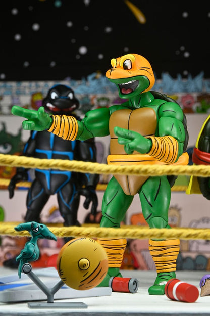 Tortues Ninja (Archie Comics) figurines Pack de 4 Stump Wrestling Turtles 18 cm - Toys Legacy Collection