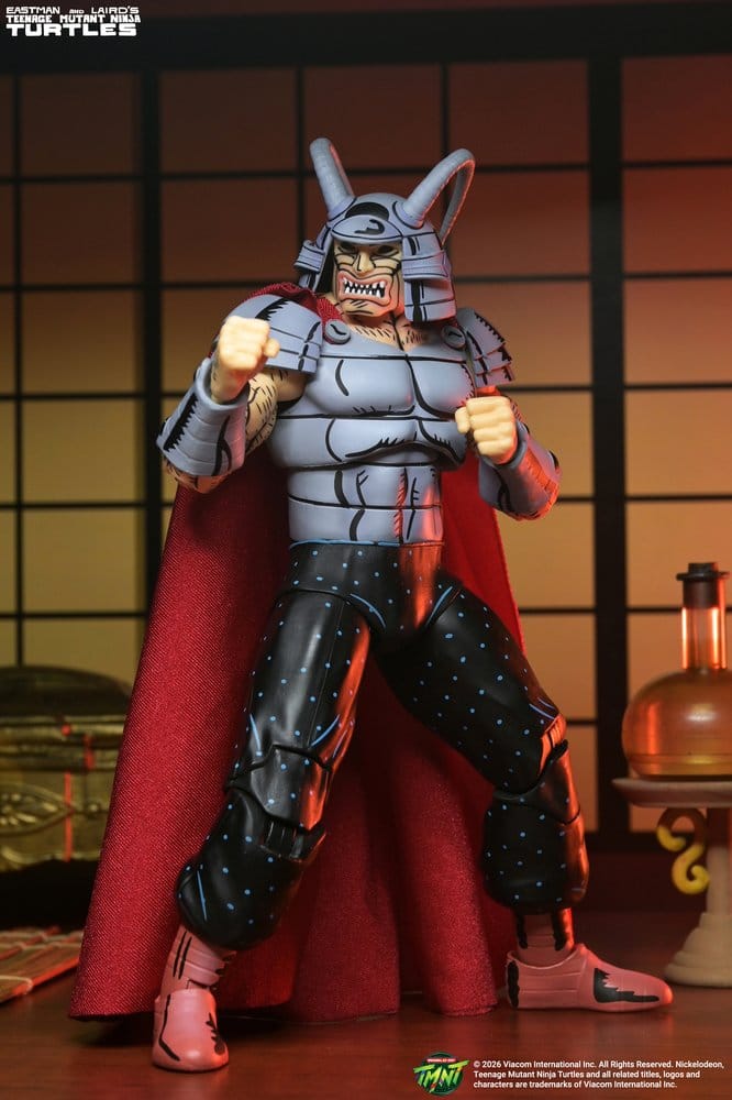 Figurine Neca Savanti Romero Warlord des Tortues Ninja Teenage Mutant Hero Turtles, 18 cm, détail de la figurine Mirage Comics