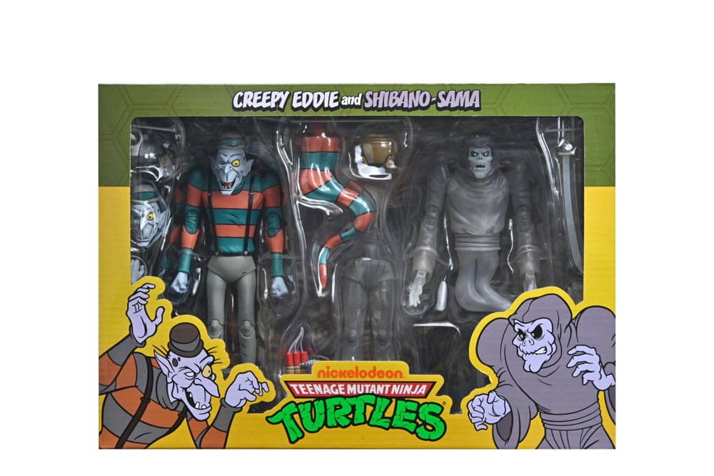 Teenage Mutant Ninja Turtles: Saturday Morning Adventures 2-Pack figurines Creepy Eddie & Shibano-Sama 17 cm - Toys Legacy Collection
