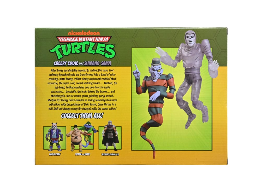 Teenage Mutant Ninja Turtles: Saturday Morning Adventures 2-Pack figurines Creepy Eddie & Shibano-Sama 17 cm - Toys Legacy Collection