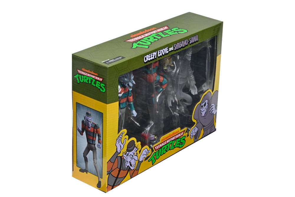 Teenage Mutant Ninja Turtles: Saturday Morning Adventures 2-Pack figurines Creepy Eddie & Shibano-Sama 17 cm - Toys Legacy Collection