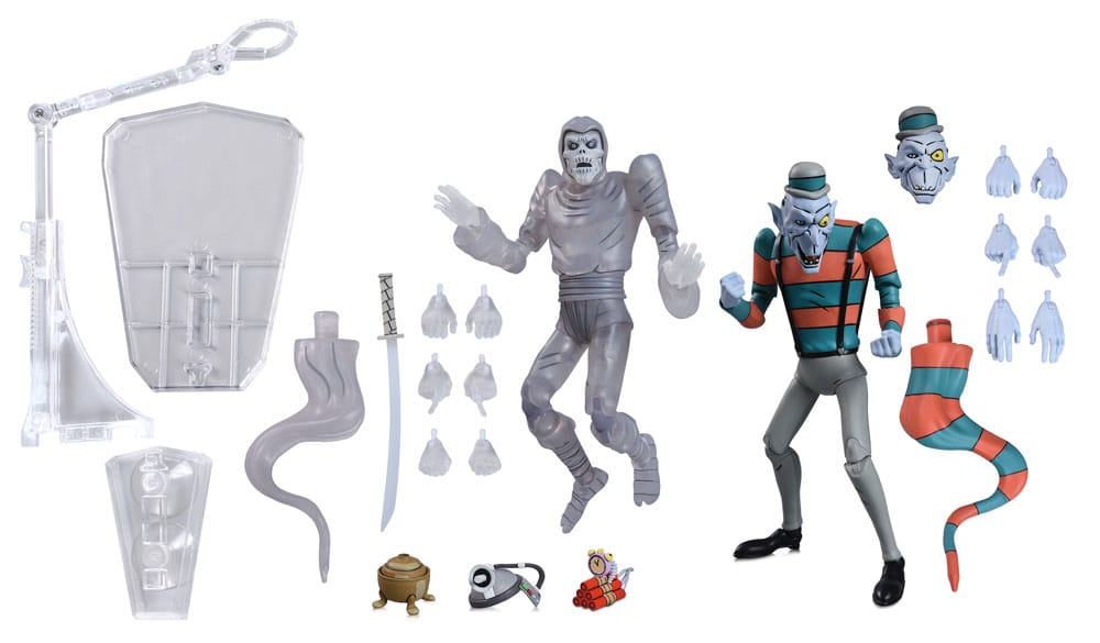 Teenage Mutant Ninja Turtles: Saturday Morning Adventures 2-Pack figurines Creepy Eddie & Shibano-Sama 17 cm - Toys Legacy Collection