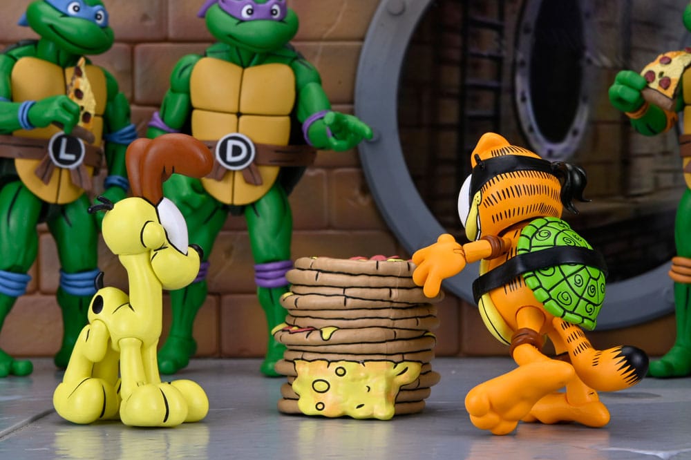 Teenage Mutant Ninja Turtles (Archie Comics) x Garfield 2 pack figurine Ultimate Garfello & Odie 10 cm - Toys Legacy Collection