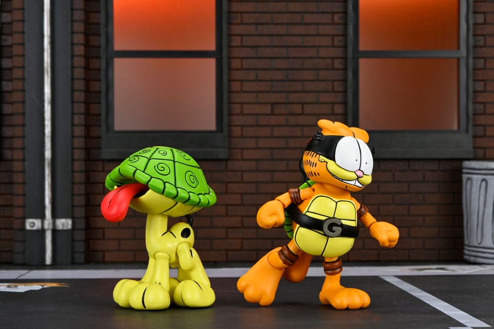 Teenage Mutant Ninja Turtles (Archie Comics) x Garfield 2 pack figurine Ultimate Garfello & Odie 10 cm - Toys Legacy Collection