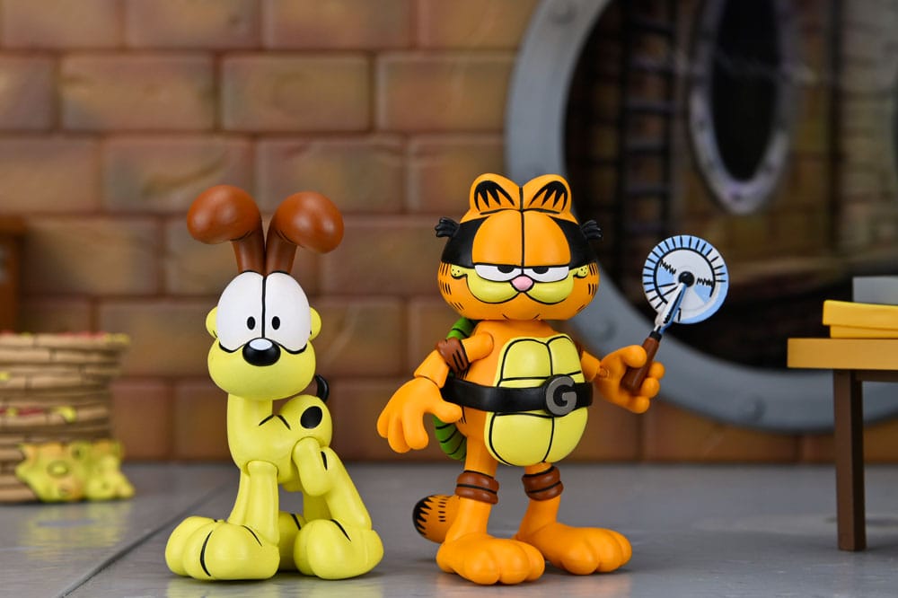 Teenage Mutant Ninja Turtles (Archie Comics) x Garfield 2 pack figurine Ultimate Garfello & Odie 10 cm - Toys Legacy Collection