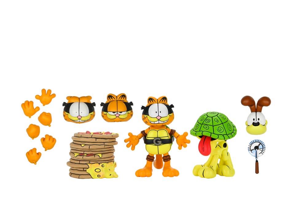 Teenage Mutant Ninja Turtles (Archie Comics) x Garfield 2 pack figurine Ultimate Garfello & Odie 10 cm - Toys Legacy Collection