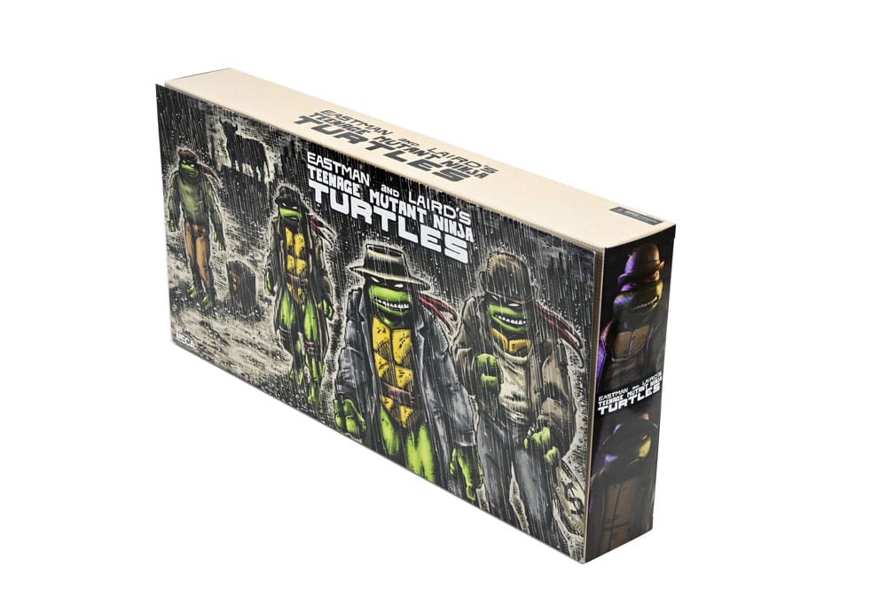 Tortues Ninja Pack de 4 figurines Gangster Turtles 18 cm - Toys Legacy Collection