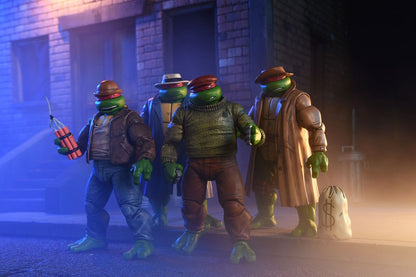 Tortues Ninja Pack de 4 figurines Gangster Turtles 18 cm - Toys Legacy Collection