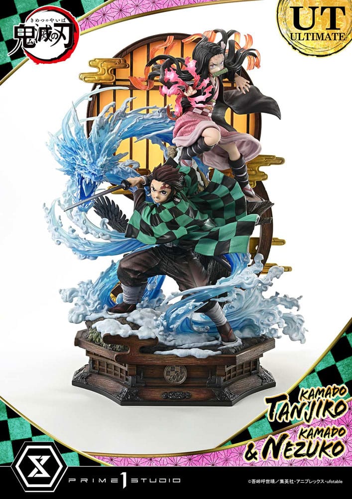 Demon Slayer: Kimetsu no Yaiba Concept Masterline Series statuette 1/6 Nezuko & Tanjiro Ultimate Ver. 56 cm - Toys Legacy Collection