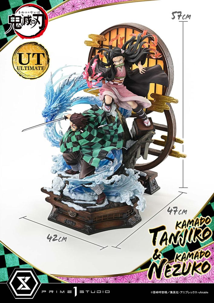 Demon Slayer: Kimetsu no Yaiba Concept Masterline Series statuette 1/6 Nezuko & Tanjiro Ultimate Ver. 56 cm - Toys Legacy Collection