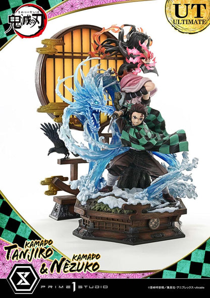 Demon Slayer: Kimetsu no Yaiba Concept Masterline Series statuette 1/6 Nezuko & Tanjiro Ultimate Ver. 56 cm - Toys Legacy Collection