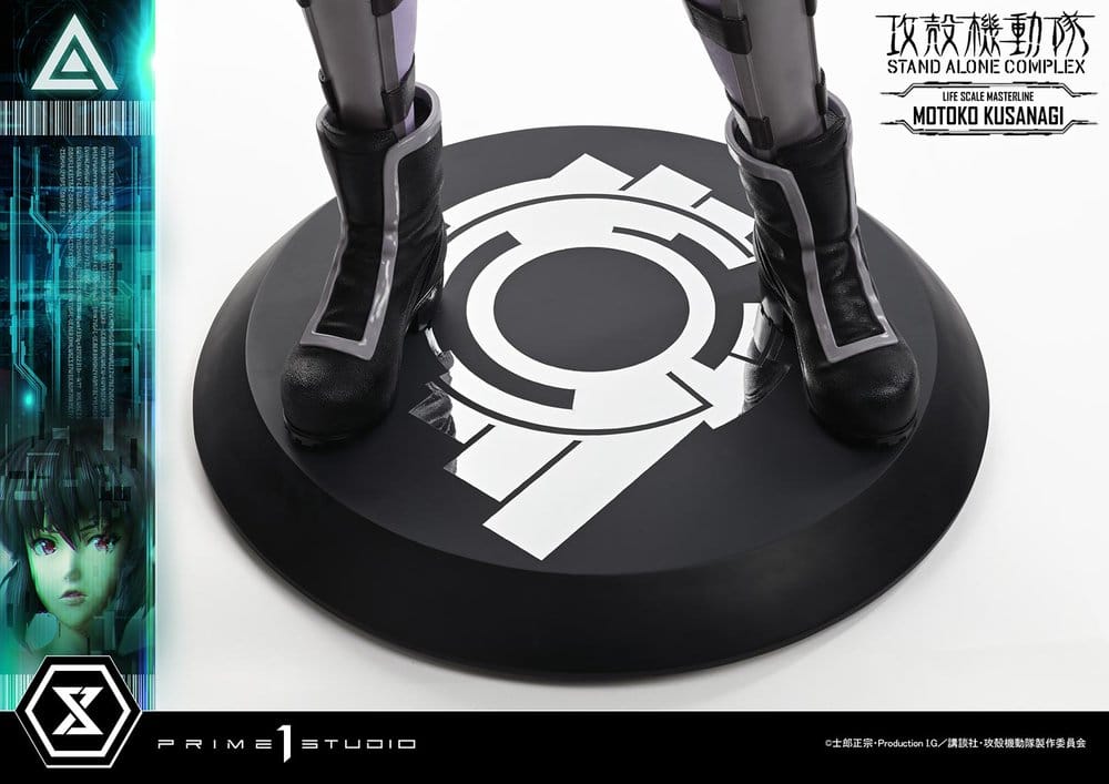 Statue de Motoko Kusanagi Ghost in the Shell: S.A.C. Prime 1 Studio, figurine grandeur 1/1, 174 cm, figurine de collection détaillée.