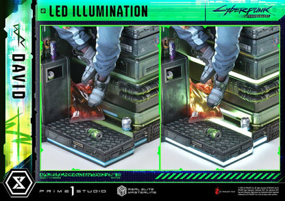 Cyberpunk: Edgerunners statuette Real Elite Masterline Series 1/4 David 58 cm - Toys Legacy Collection