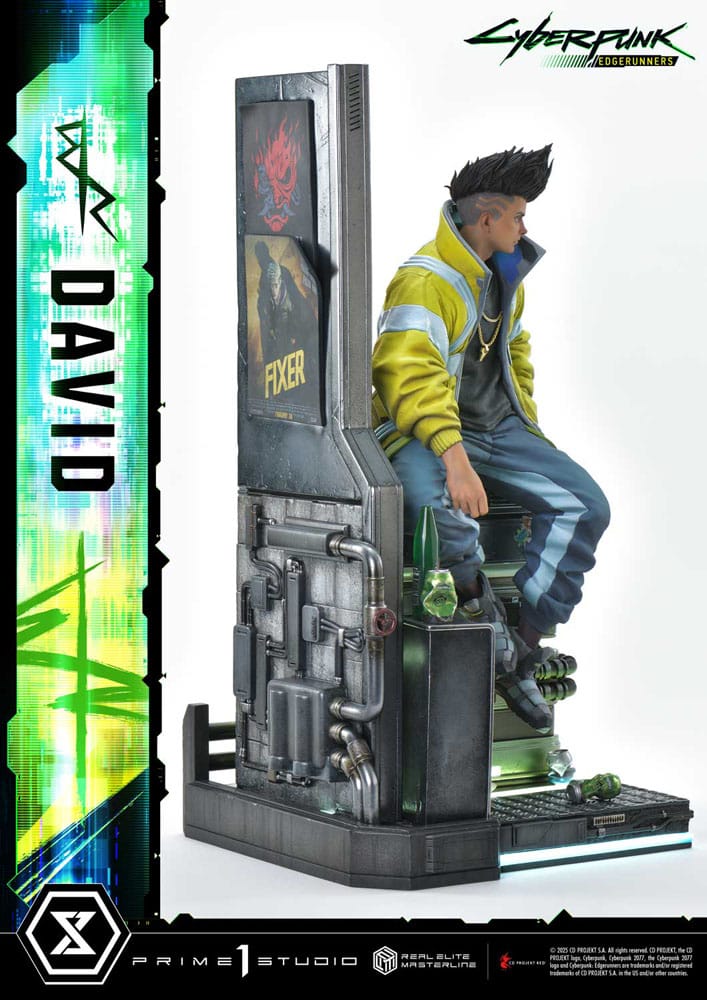 Cyberpunk: Edgerunners statuette Real Elite Masterline Series 1/4 David 58 cm - Toys Legacy Collection