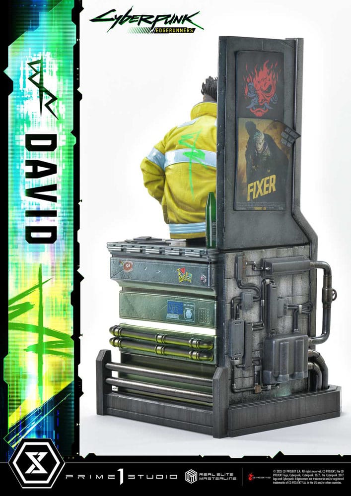 Cyberpunk: Edgerunners statuette Real Elite Masterline Series 1/4 David 58 cm - Toys Legacy Collection