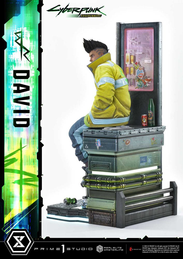 Cyberpunk: Edgerunners statuette Real Elite Masterline Series 1/4 David 58 cm - Toys Legacy Collection