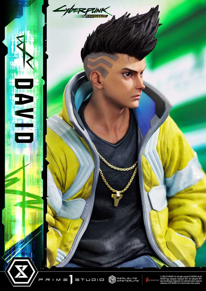 Cyberpunk: Edgerunners statuette Real Elite Masterline Series 1/4 David 58 cm - Toys Legacy Collection