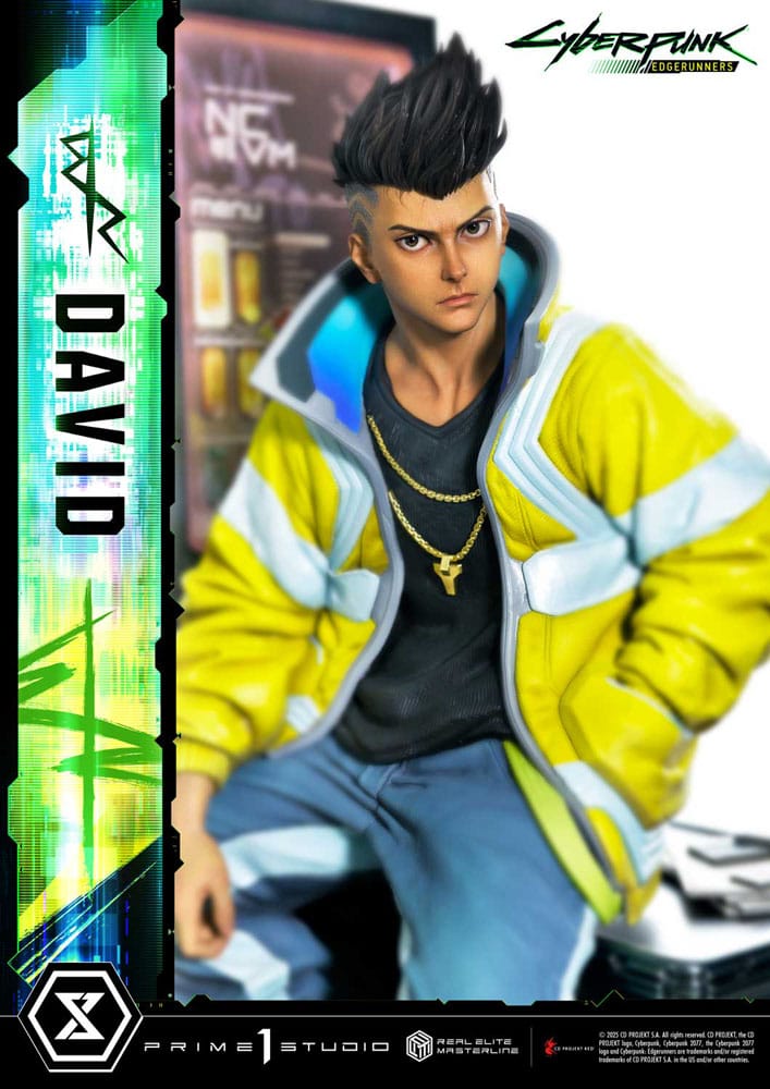 Cyberpunk: Edgerunners statuette Real Elite Masterline Series 1/4 David 58 cm - Toys Legacy Collection