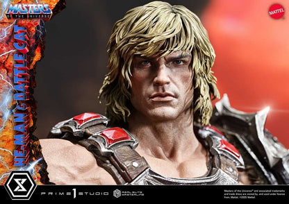 Masters of the Universe statuette Real Elite Masterline Series 1/4 He-Man & Battle Cat 86 cm - Toys Legacy Collection