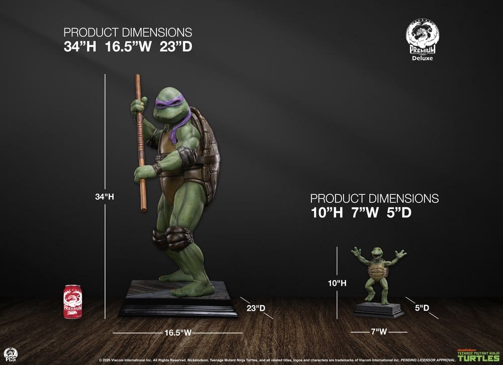 Les Tortues ninja statuette 1/2 Donatello Deluxe Edition 86 cm - Toys Legacy Collection