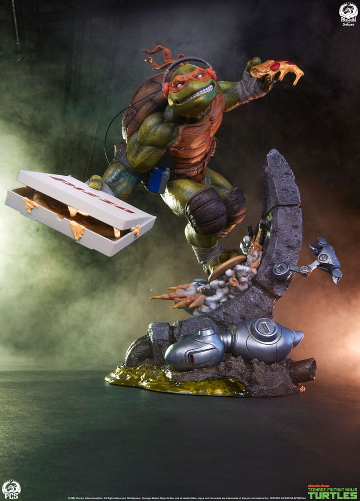 Les Tortues ninja statuette 1/3 Michelangelo Deluxe Edition 67 cm - Toys Legacy Collection