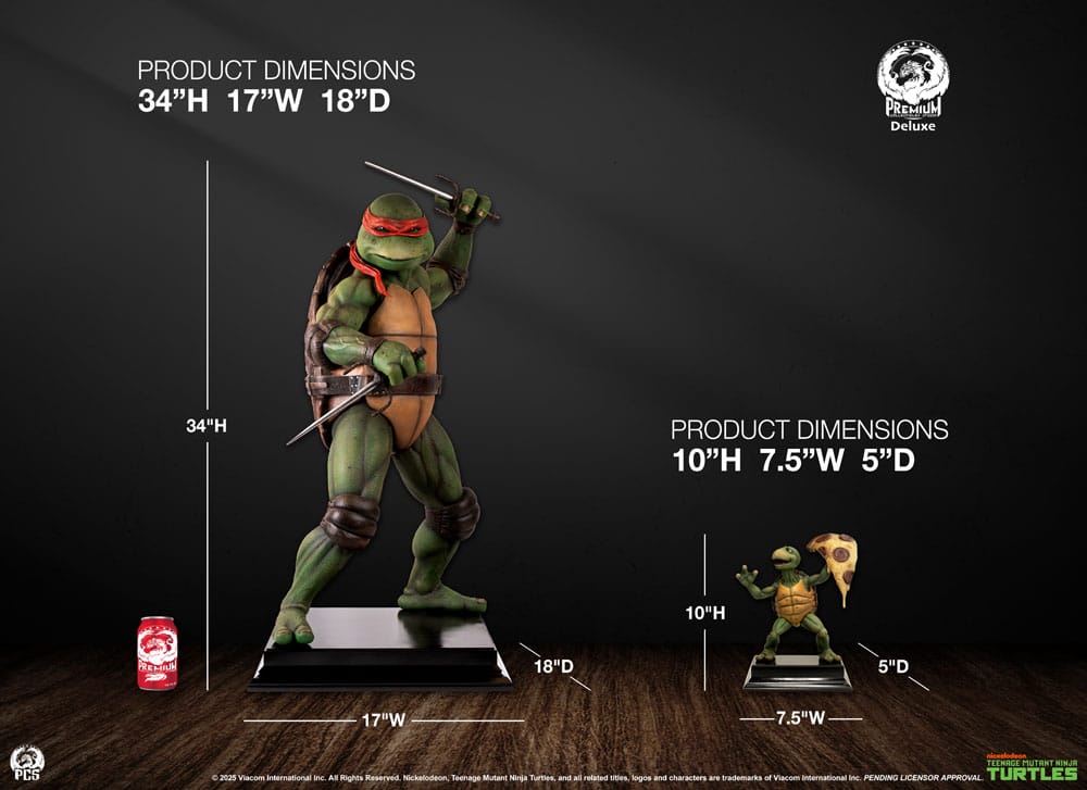 Les Tortues ninja statuette 1/2 Raphael Deluxe Edition 86 cm