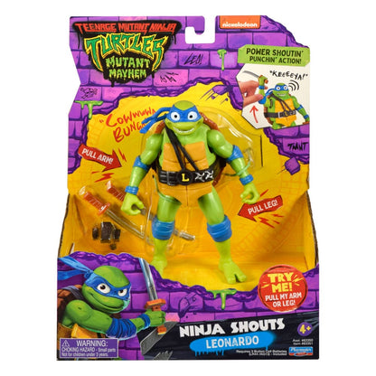 Ninja Turtles: Teenage Years Leonardo Figurines Ninja Shouts 15 cm